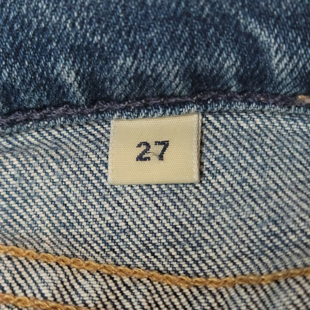 Citizens Of Humanity Emerson Slim Boyfriend Jean Sz 27 Distressed Raw Frayed Hem - Picture 13 of 15